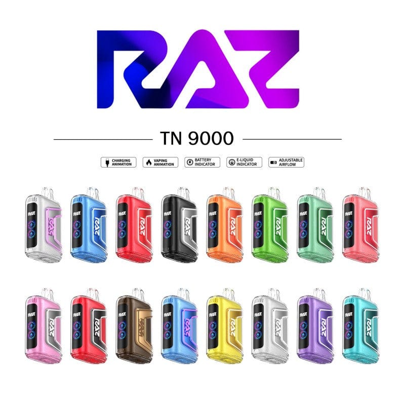 RAZ TN9000 Disposable Vape (5%, 9000 Puffs) - TBS Supply Co