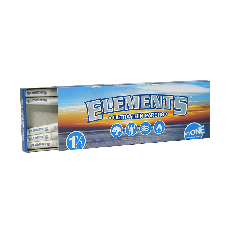 Elements Ultra Thin Cones 1 1/4 20 Pack