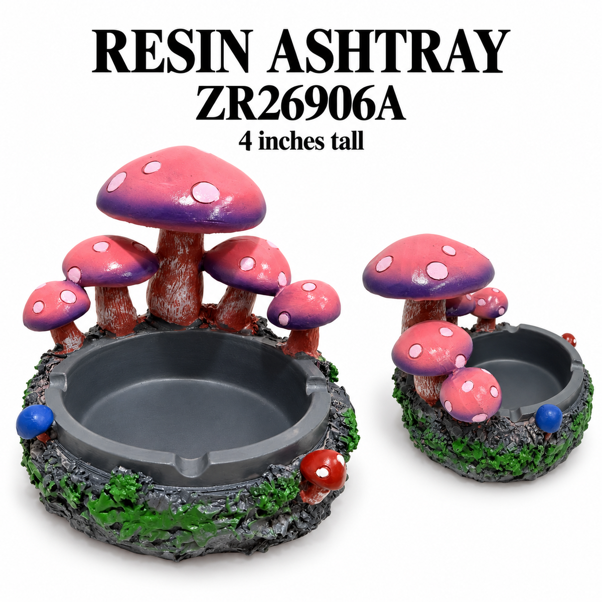 ZR26906 RESIN RASTA ASHTRAY