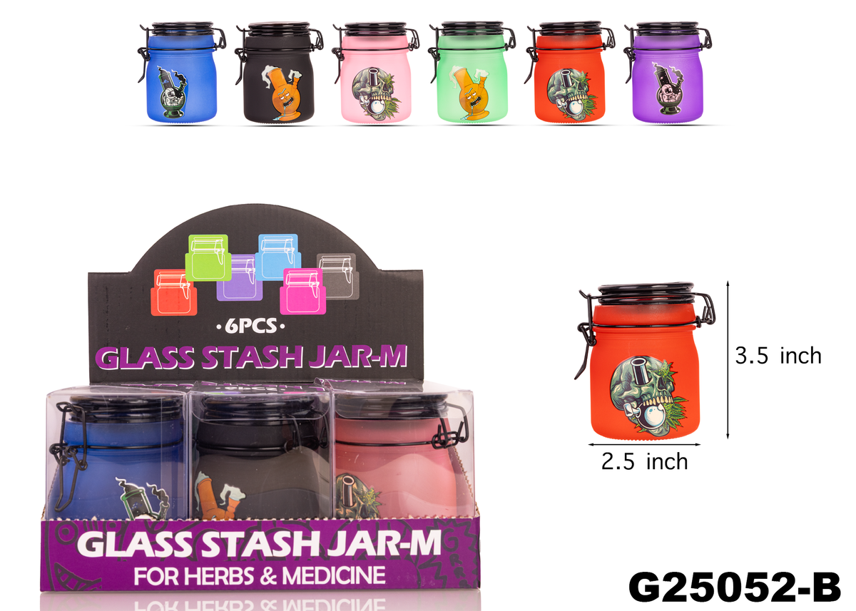 G25052 Glass Jar Display( Doz) -6pcs