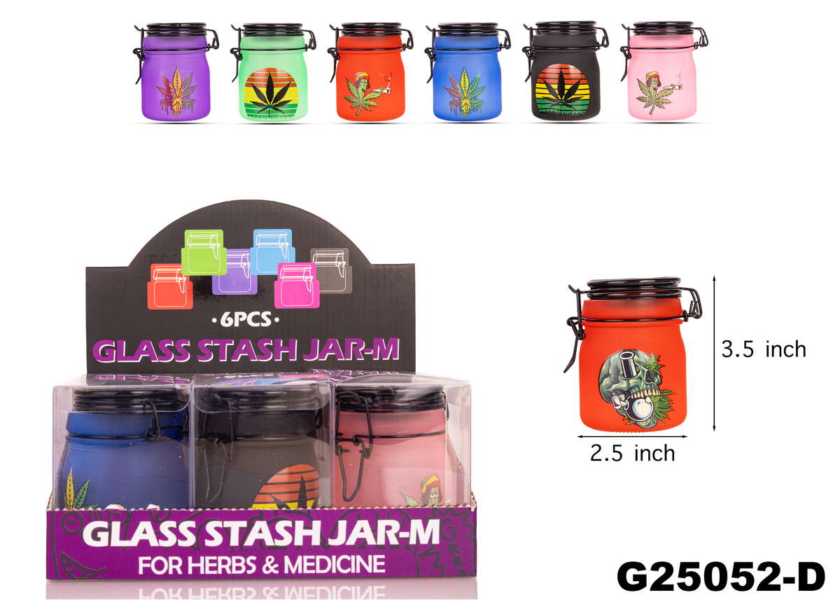 G25052 Glass Jar Display( Doz) -6pcs