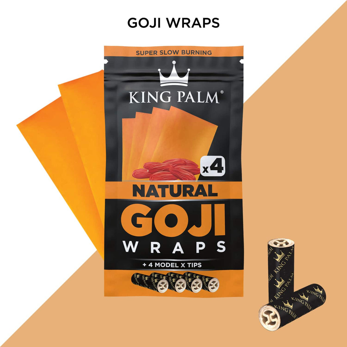 King Palm Goji Wraps w/ Model X Tips