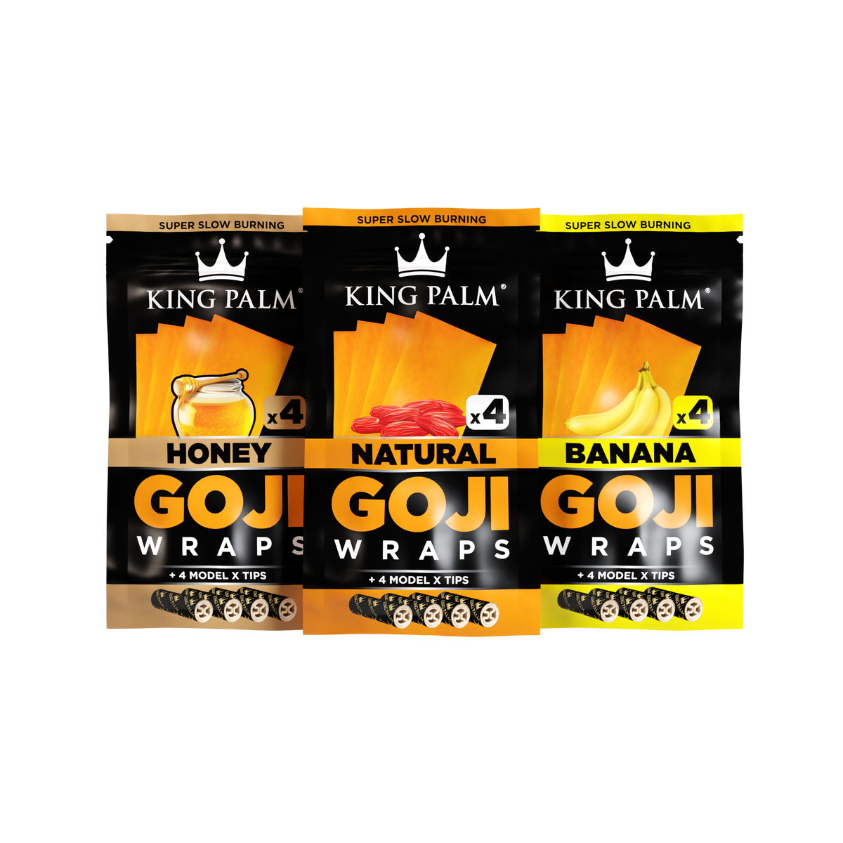 King Palm Goji Wraps w/ Model X Tips