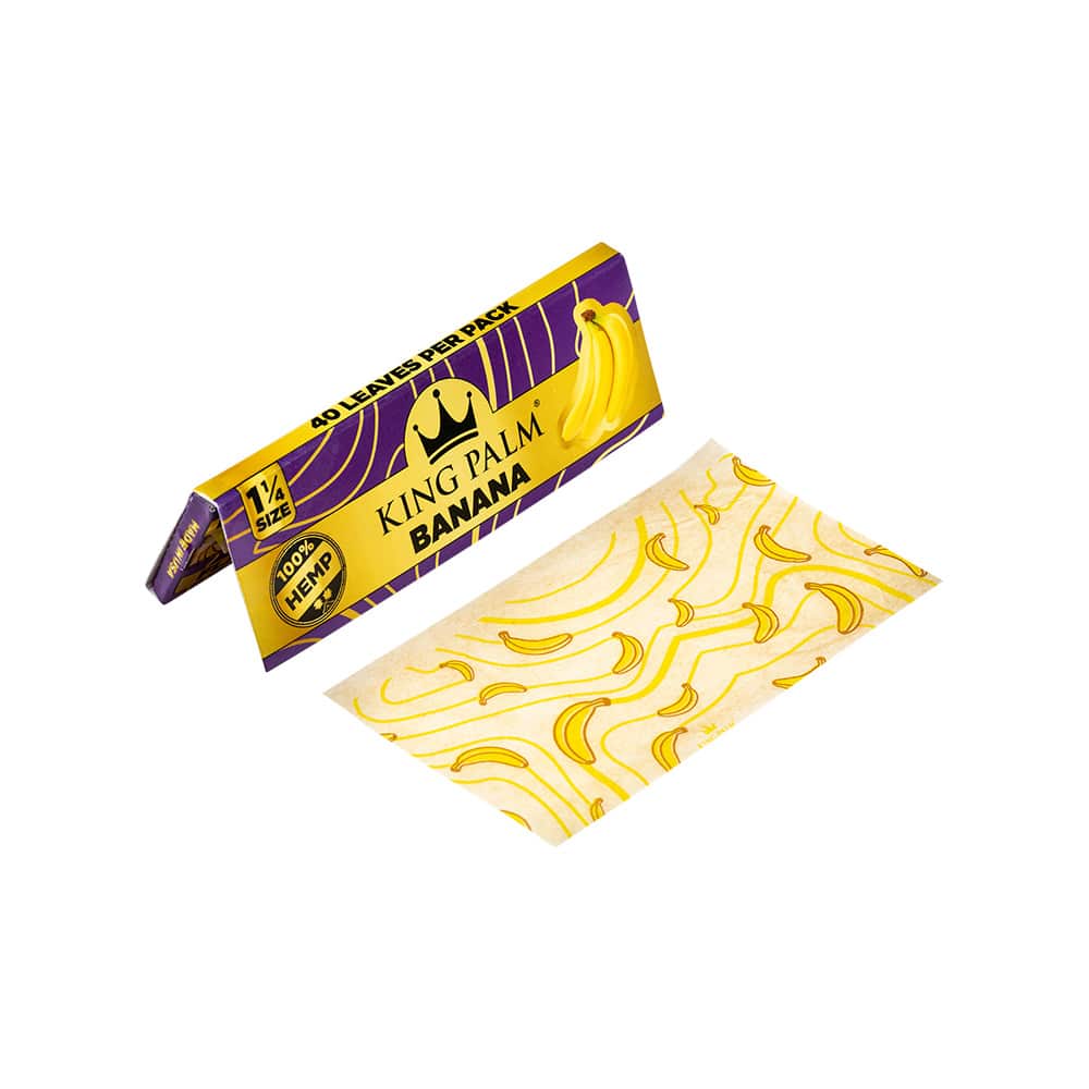 King Palm Hemp Rolling Papers - 1 1/4 Size