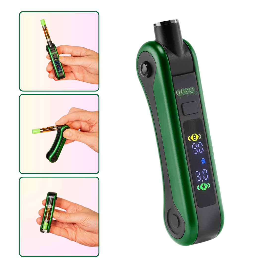 Hinge Flick 510 Thread Battery – 210 mAh – Green Drip