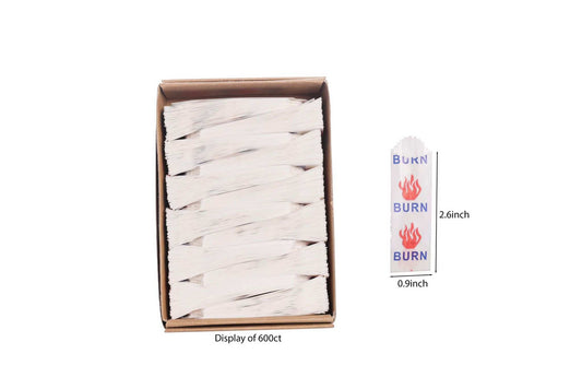 WAX GLASSINE BAGS- BURN
