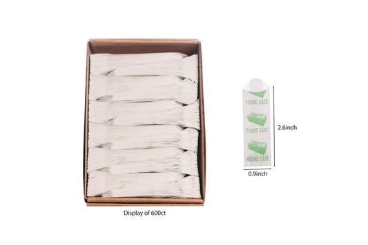 WAX GLASSINE BAGS- POUND CAKE