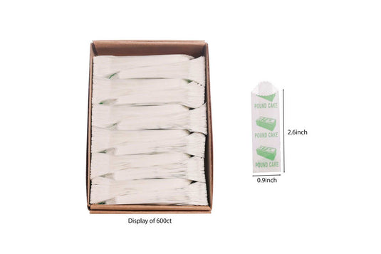 WAX GLASSINE BAGS- POUND CAKE