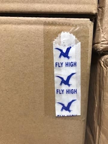 WAX GLASSINE BAGS- FLY HIGH