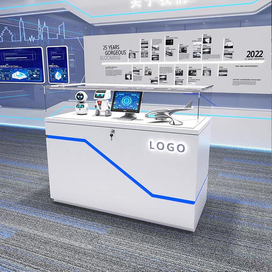 High End Zigzag Display Counter w. LED Light