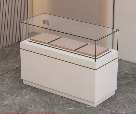 High End Glass Display Counter w. LED Light