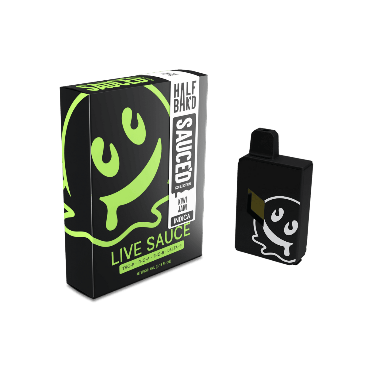 Kiwi Jam - 4G Live Resin Disposable 5CT DISPLAY