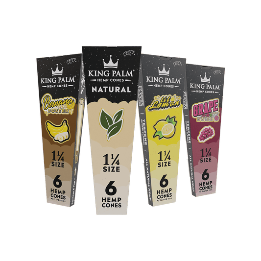 King Palm Hemp Cones - 1 1/4 Size