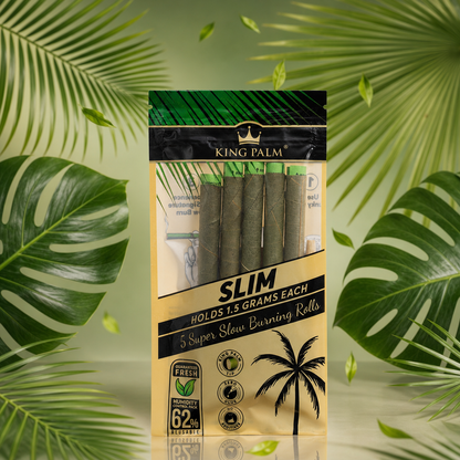 King Palm 5 Slim Rolls