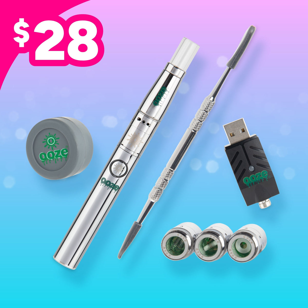 Cosmic Chrome Fusion Extract Vaporizer Kit