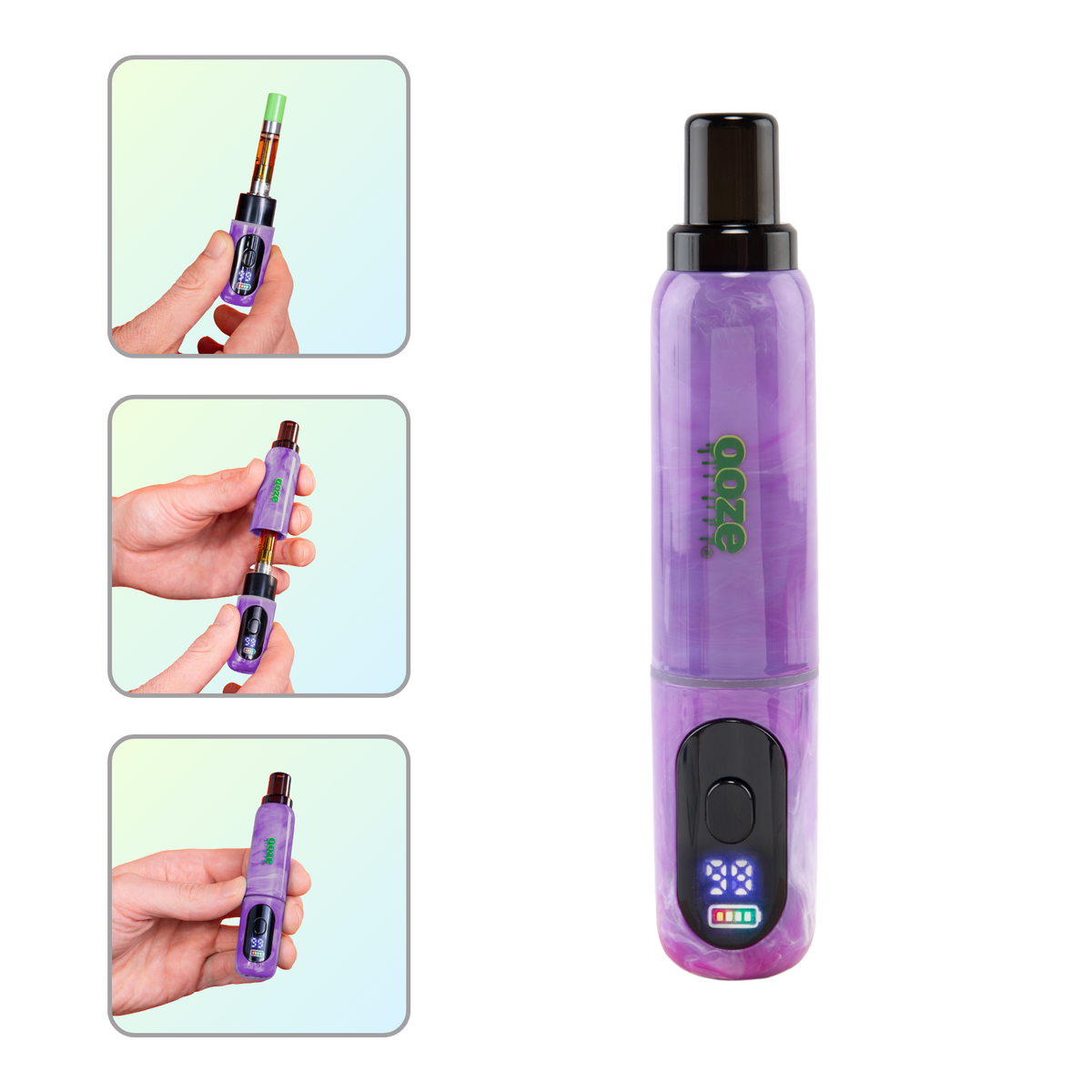 Hivo 510 Thread Conceal Battery – 400 mAh – Purple Swish