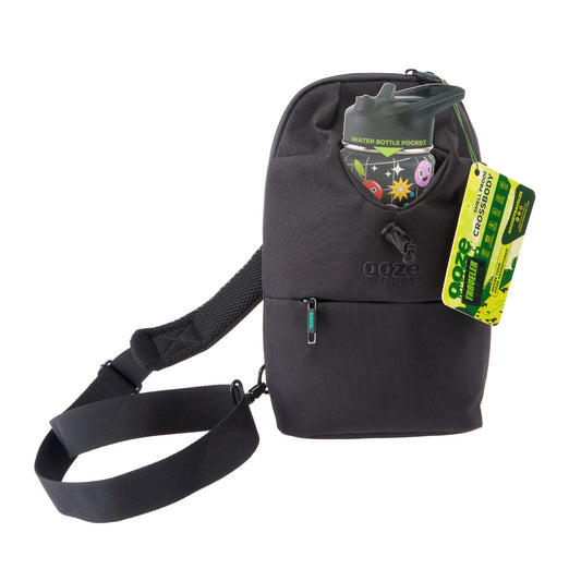 Smell Proof Crossbody Bag - Traveler Series - Black