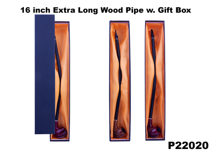 #P22020 16 INCH EXTRA LONG WOODEN PIPE