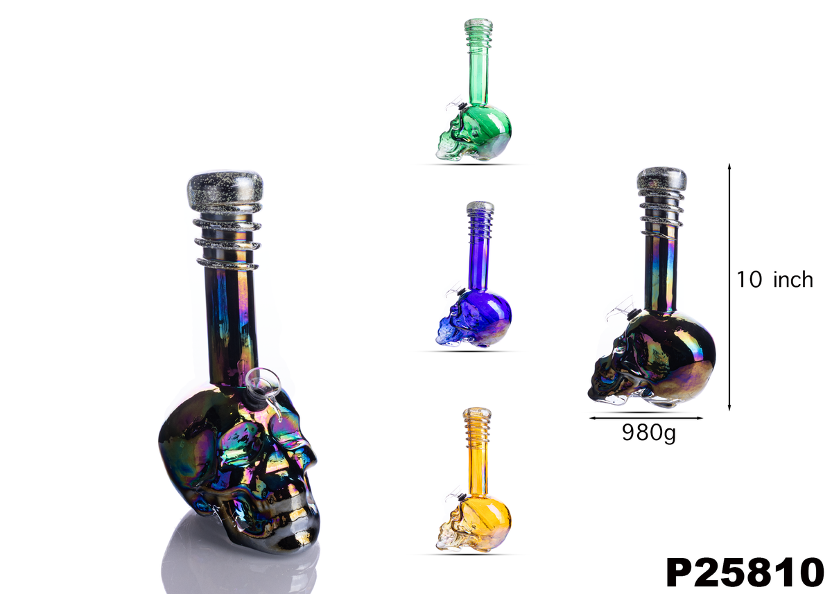 P25810 10 INCH SOFTGLASS WATER PIPE