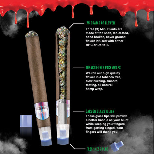 Load image into Gallery viewer, Packwoods Packarillos Delta-8 Infused Mini Blunts (10ct Display)
