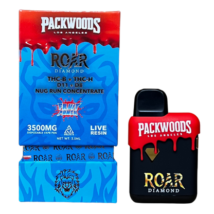 Packwoods x Roar Disposable | 3500mg (5ct Display)
