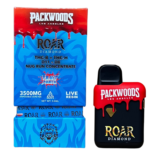 Packwoods x Roar Disposable | 3500mg (5ct Display)