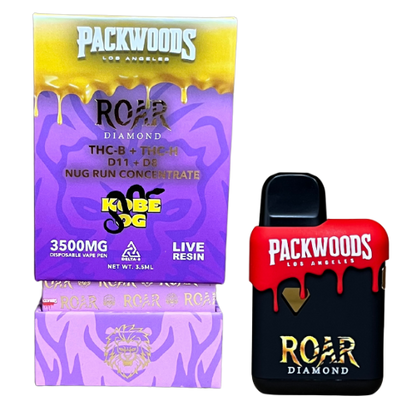 Packwoods x Roar Disposable | 3500mg (5ct Display)