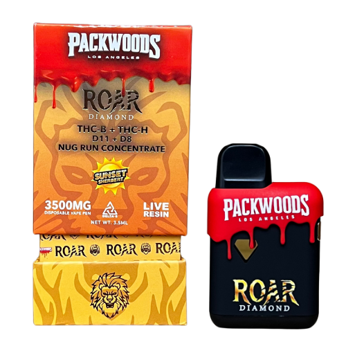 Packwoods x Roar Disposable | 3500mg (5ct Display)