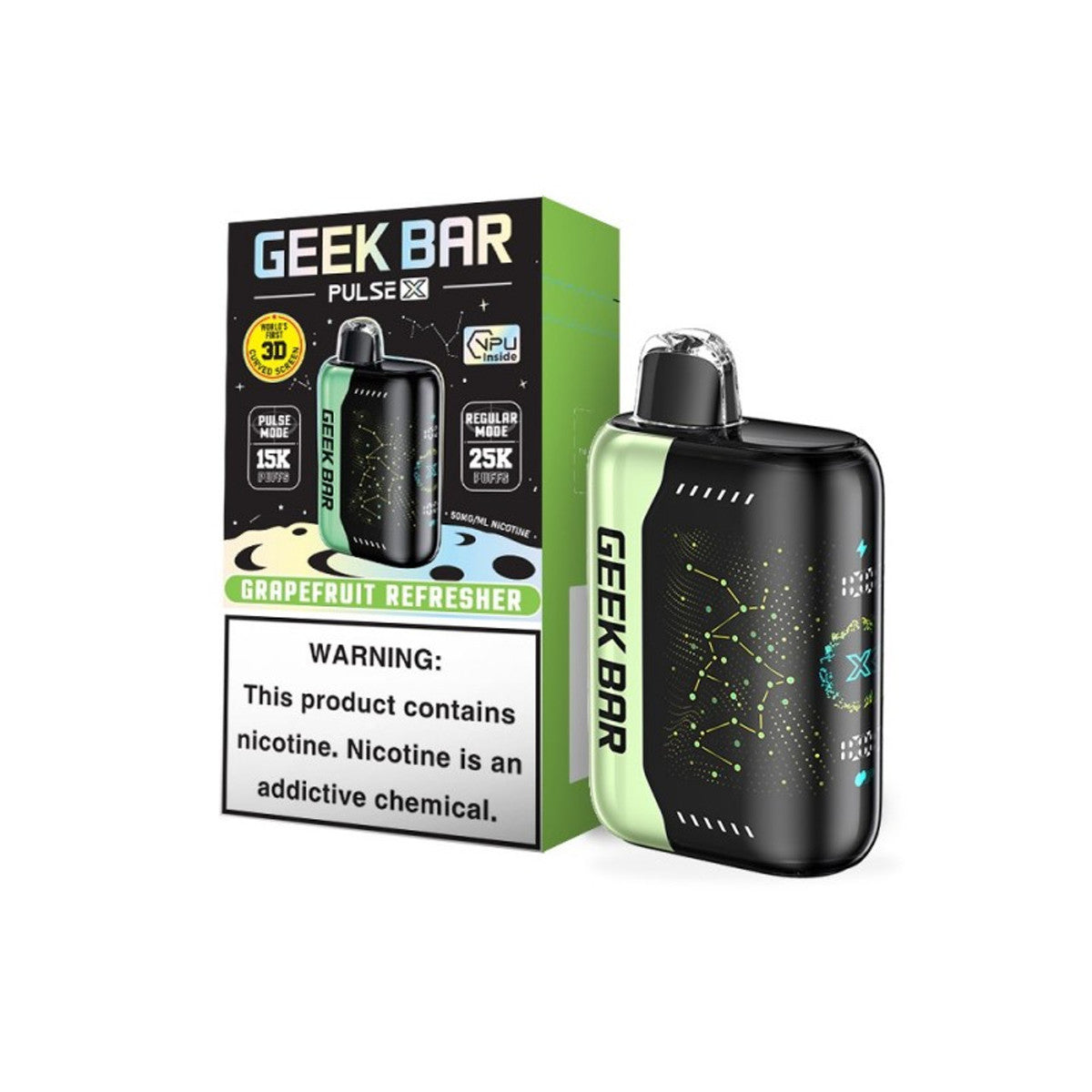 Geek Bar Pulse X 25000 Disposable Vape (5%, 25000 Puffs) - Pack of 5 - image 6