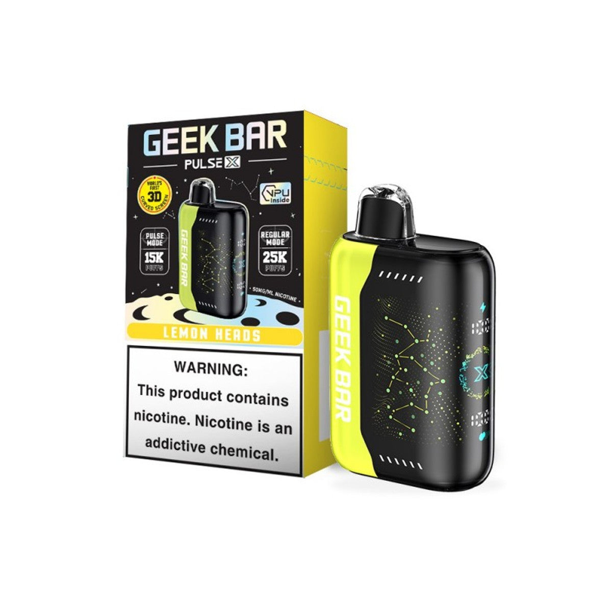 Geek Bar Pulse X 25000 Disposable Vape (5%, 25000 Puffs) - Pack of 5 - image 4