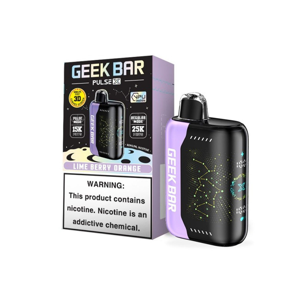 Geek Bar Pulse X 25000 Disposable Vape (5%, 25000 Puffs) - Pack of 5 - image 3