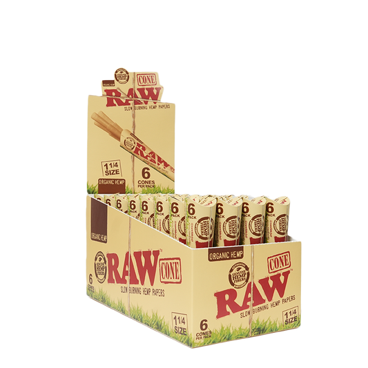 RAW Organic Hemp 1¼ Cones