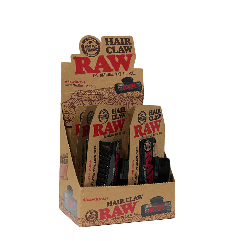 RAW HAIR CLAW -6CT