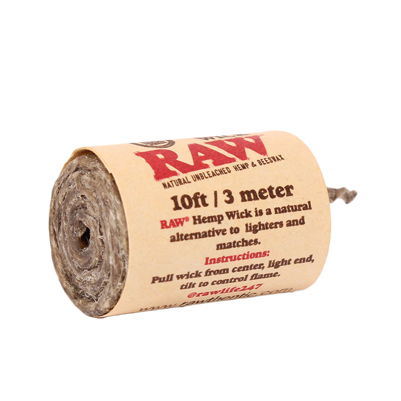 RAW Hemp Wick 10ft