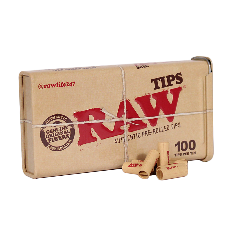 RAW Pre-Rolled Tips Tin
