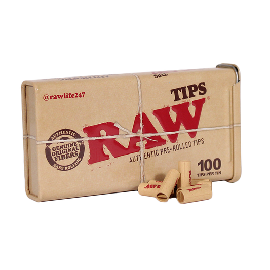 RAW Pre-Rolled Tips Tin