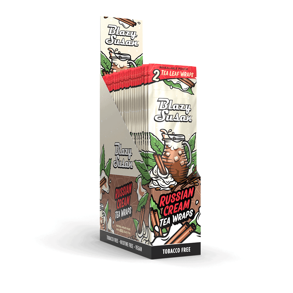 Blazy Susan Russian Cream Tea Leaf Wraps Full Box