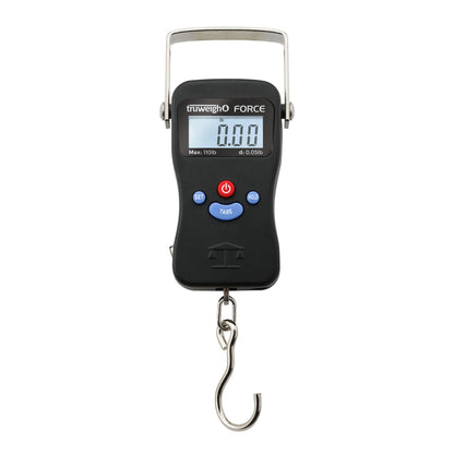 Truweigh Force Digital Hanging Scale - 110lb x 0.05lb - Black