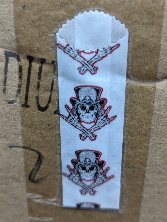 WAX GLASSINE BAGS- SKULL ROCKER
