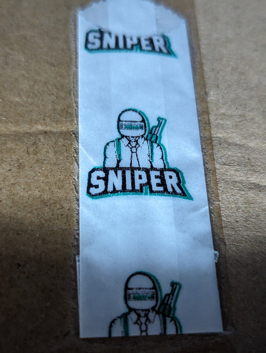 WAX GLASSINE BAGS- SNIPER