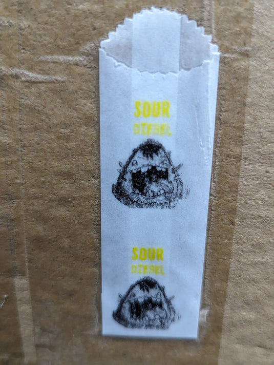 WAX GLASSINE BAGS- SOUR DIESEL