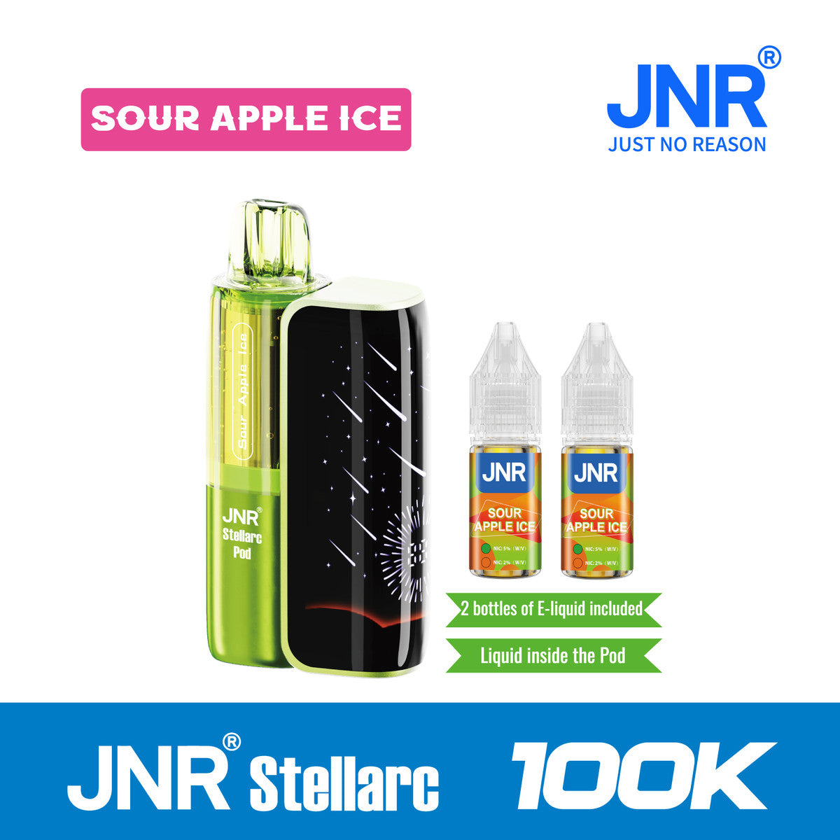 JNR Stellarc 100k Disposable Vape Kit(5%, 100000 Puffs) - Pack of 5 - image 5