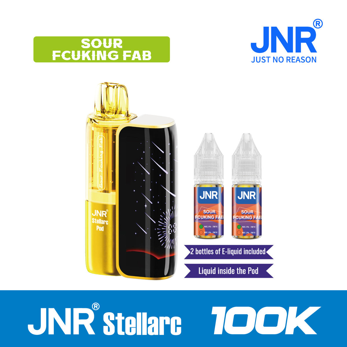 JNR Stellarc 100k Disposable Vape Kit(5%, 100000 Puffs) - Pack of 5 - image 6