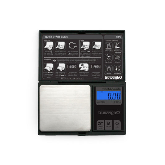 Truweigh Classic Scale - 100g x 0.01g - Black