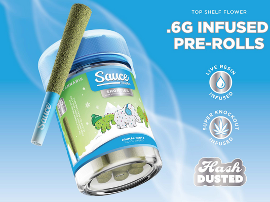 SAUCE SMOKES DOG WALKER PREROLLS 10ct