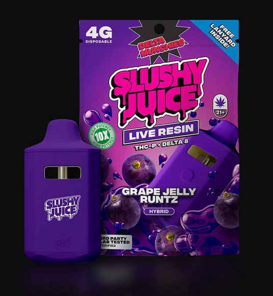 SLUSHY JUICE 4 GRAM DISPOSABLE THC VAPE 10CT