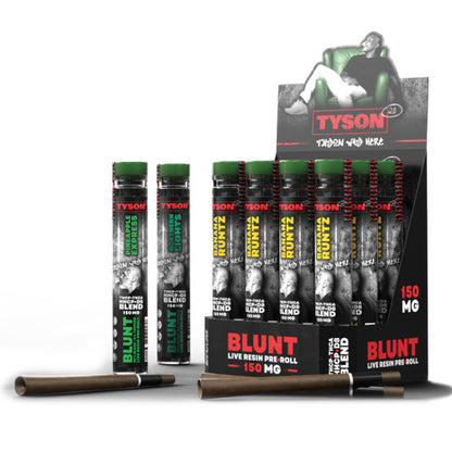 Tyson 2.0 150MG Live Resin Blunts (12ct Display)