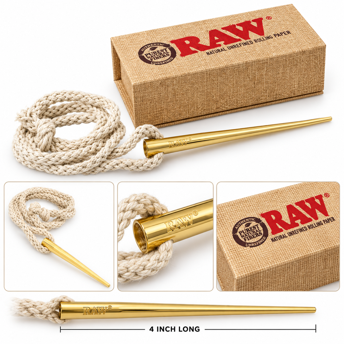 RAW Gold Metal Poker