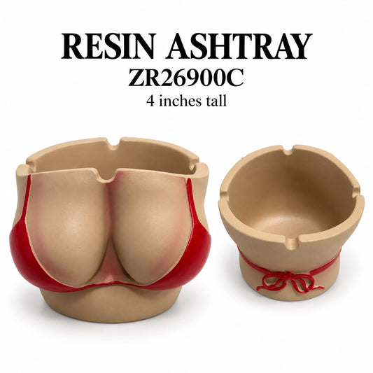 ZR26900C RESIN RASTA ASHTRAY