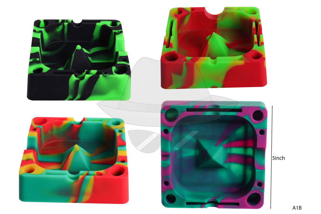 A1B Square Silicone Ashtray